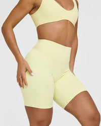 SoftMotionâ„¢ Cycling Shorts 8" | Pastel Yellow