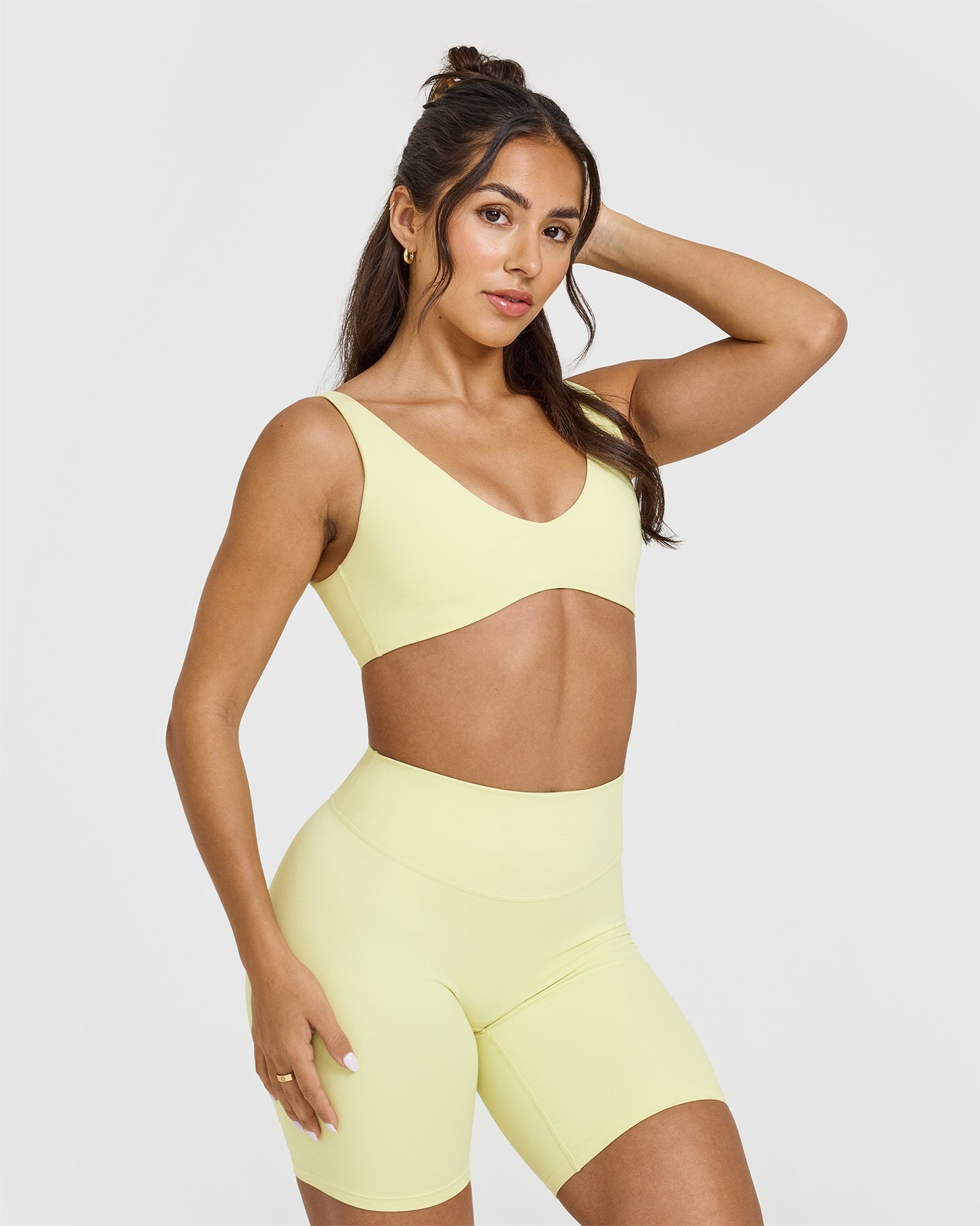 SoftMotionâ„¢ Scoop Back Bralette | Pastel Yellow