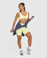 SoftMotionâ„¢ Scoop Back Bralette | Pastel Yellow