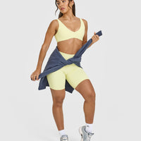 SoftMotionâ„¢ Scoop Back Bralette | Pastel Yellow