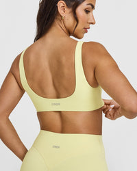 SoftMotionâ„¢ Scoop Back Bralette | Pastel Yellow