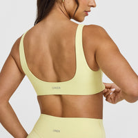 SoftMotionâ„¢ Scoop Back Bralette | Pastel Yellow
