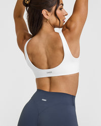 SoftMotionâ„¢ Scoop Back Bralette | White