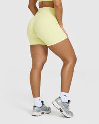 SoftMotionâ„¢ Shorts 6" | Pastel Yellow