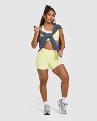 SoftMotionâ„¢ Shorts 6" | Pastel Yellow