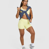 SoftMotionâ„¢ Shorts 6" | Pastel Yellow