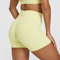 SoftMotionâ„¢ Shorts 6" | Pastel Yellow