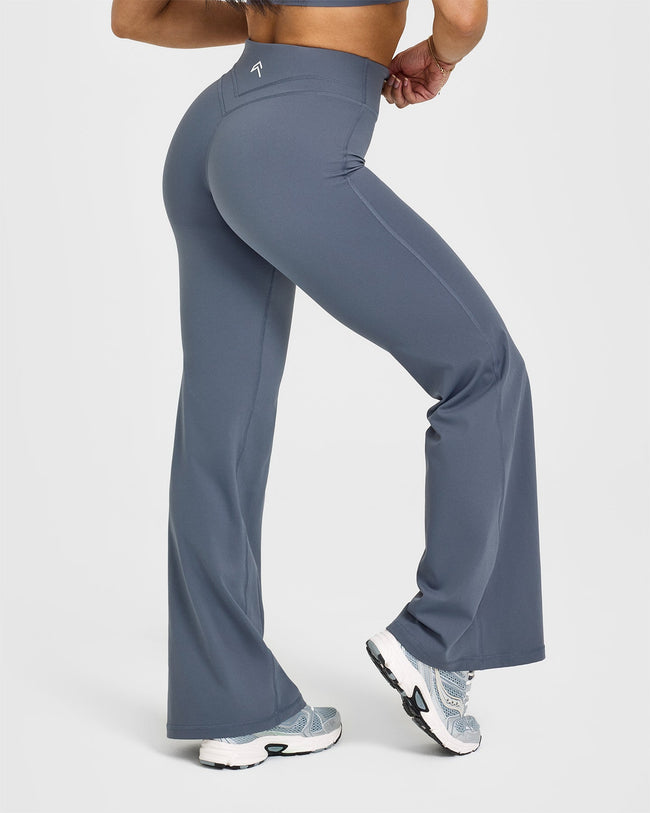 Unified Wrap Flared Bottoms | Granite Blue