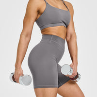 Unified Cycling Shorts 8" | Ash Grey