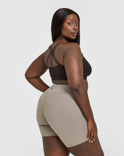 Everyday Cross Over Bralette | 70% Cocoa