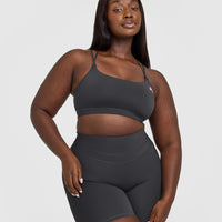 Everyday Cross Over Bralette | Coal