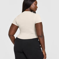 Mellow™ Soft Mid Short Sleeve T-Shirt | Sand