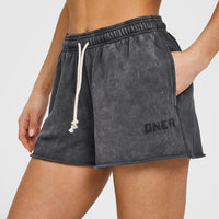 Raw Lounge Oversized Shorts | Coal
