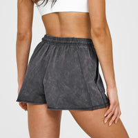 Raw Lounge Oversized Shorts | Coal