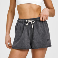Raw Lounge Oversized Shorts | Coal