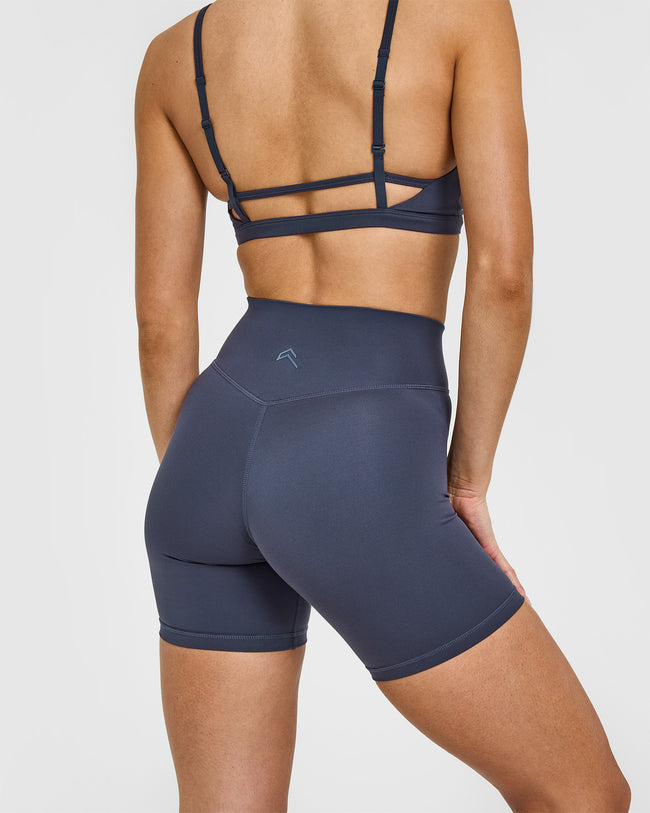 Timeless High Waisted Shorts 6" | True Blue