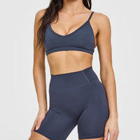 Timeless High Waisted Shorts 6" | True Blue