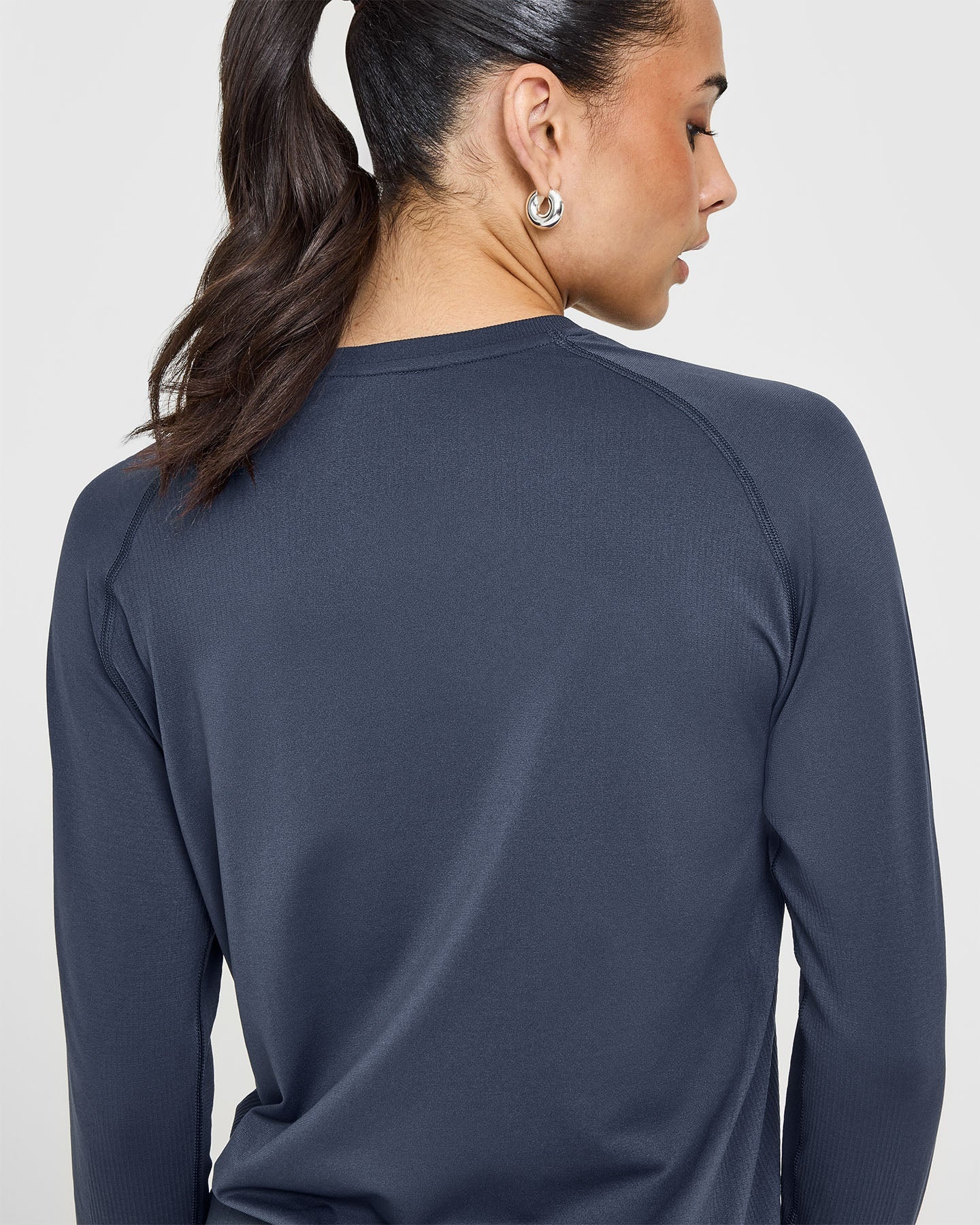 Go To Seamless Loose Long Sleeve Top | True Blue