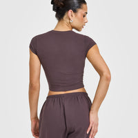 Cotton Icon Baby T-Shirt | Umber Brown