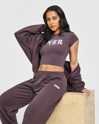Mid Weight Jogger | Umber Brown