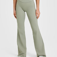 Unified Wrap Flared Bottoms | Soft Sage Green