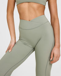 Unified Wrap Flared Bottoms | Soft Sage Green
