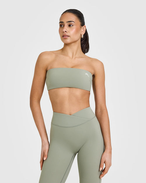 Oner Modal Unified Micro Bandeau Bralette | Soft Sage Green