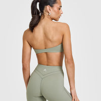 Unified Micro Bandeau Bralette | Soft Sage Green