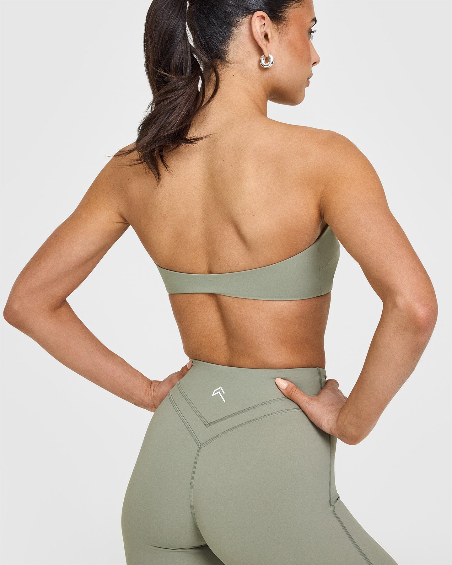 Unified Micro Bandeau Bralette | Soft Sage Green