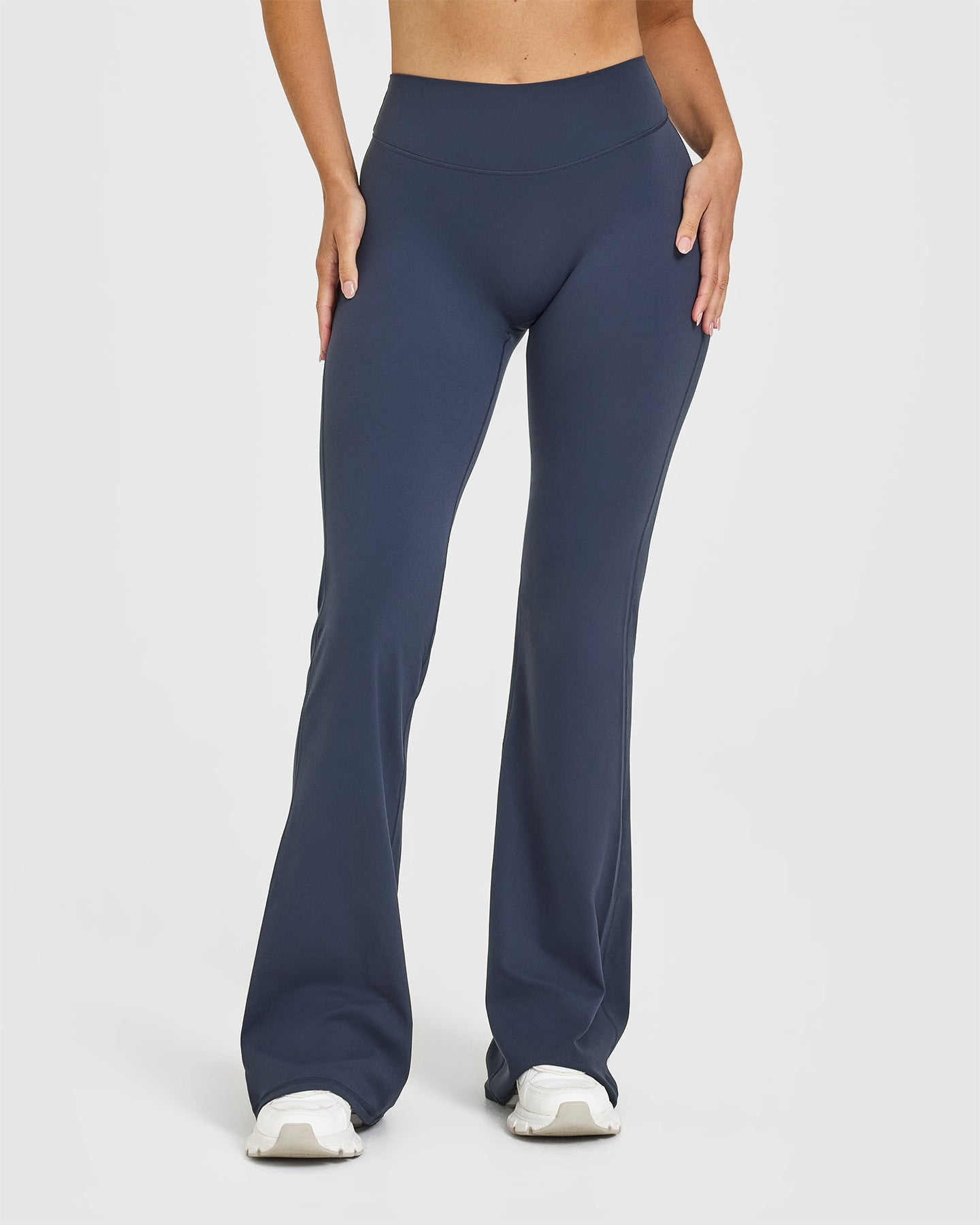 SoftMotionâ„¢ Flared Bottoms with White Logo | True Blue
