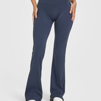 SoftMotionâ„¢ Flared Bottoms with White Logo | True Blue