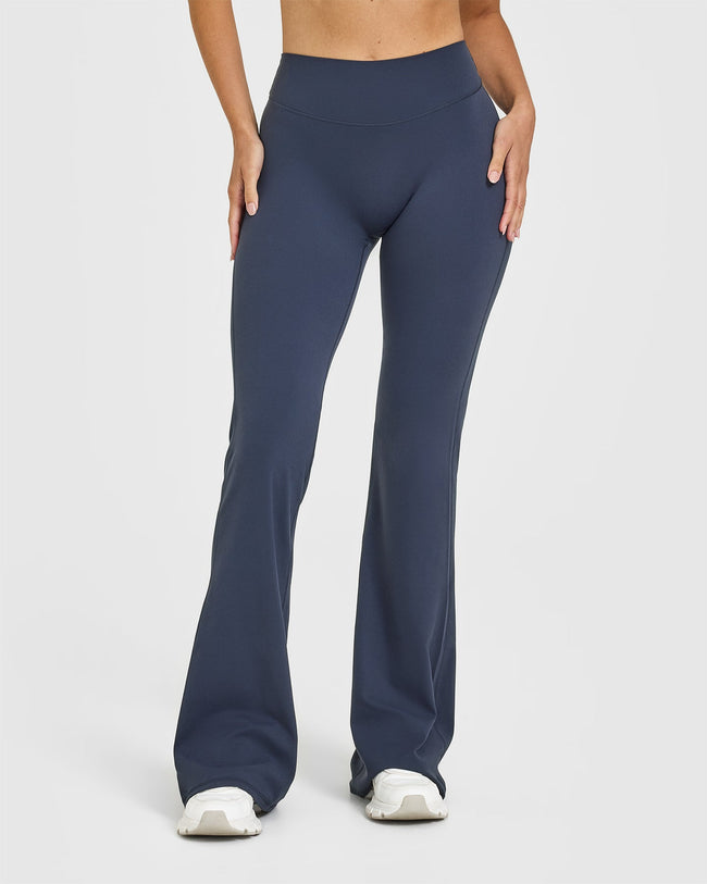 SoftMotionâ„¢ Flared Bottoms with White Logo | True Blue
