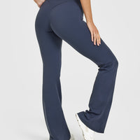 SoftMotionâ„¢ Flared Bottoms with White Logo | True Blue