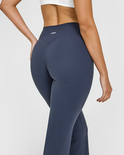 SoftMotionâ„¢ Flared Bottoms with White Logo | True Blue