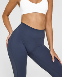 SoftMotionâ„¢ Flared Bottoms with White Logo | True Blue