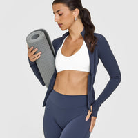 SoftMotionâ„¢ Flared Bottoms with White Logo | True Blue