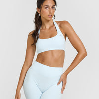 EasyLift™ Halter Bralette | Cloud Blue