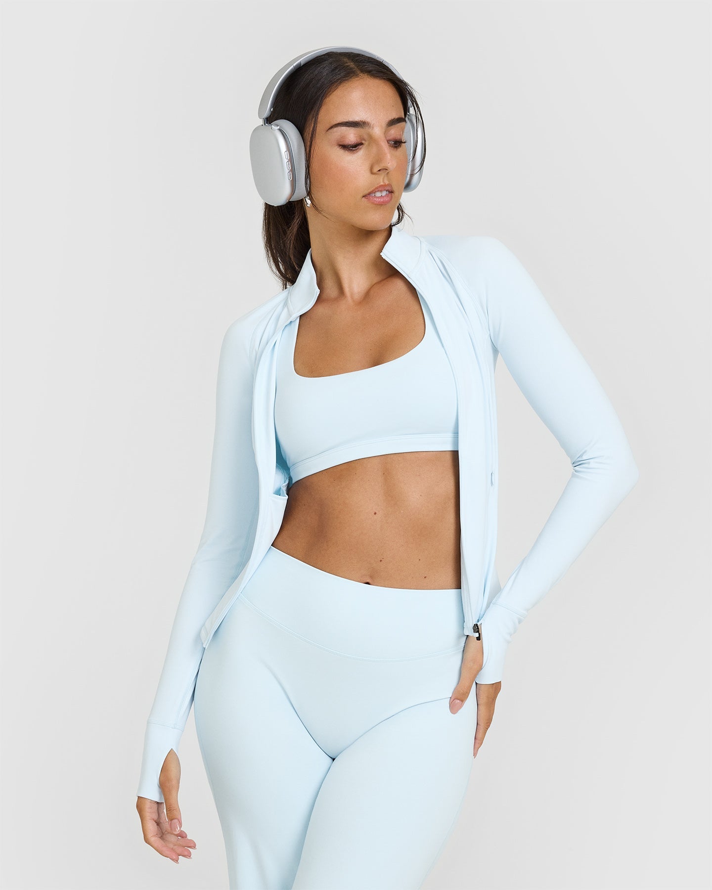 EasyLift™ Halter Bralette | Cloud Blue