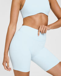 SoftMotion™ Cycling Shorts 8" | Cloud Blue