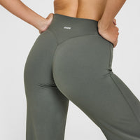 SoftMotionâ„¢ Straight Leg Bottoms with White Logo | Dark Khaki