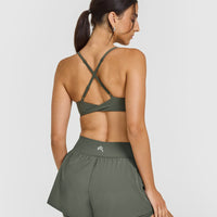 Unified Micro Bralette | Dark Khaki