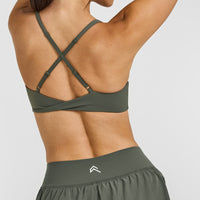 Unified Micro Bralette | Dark Khaki