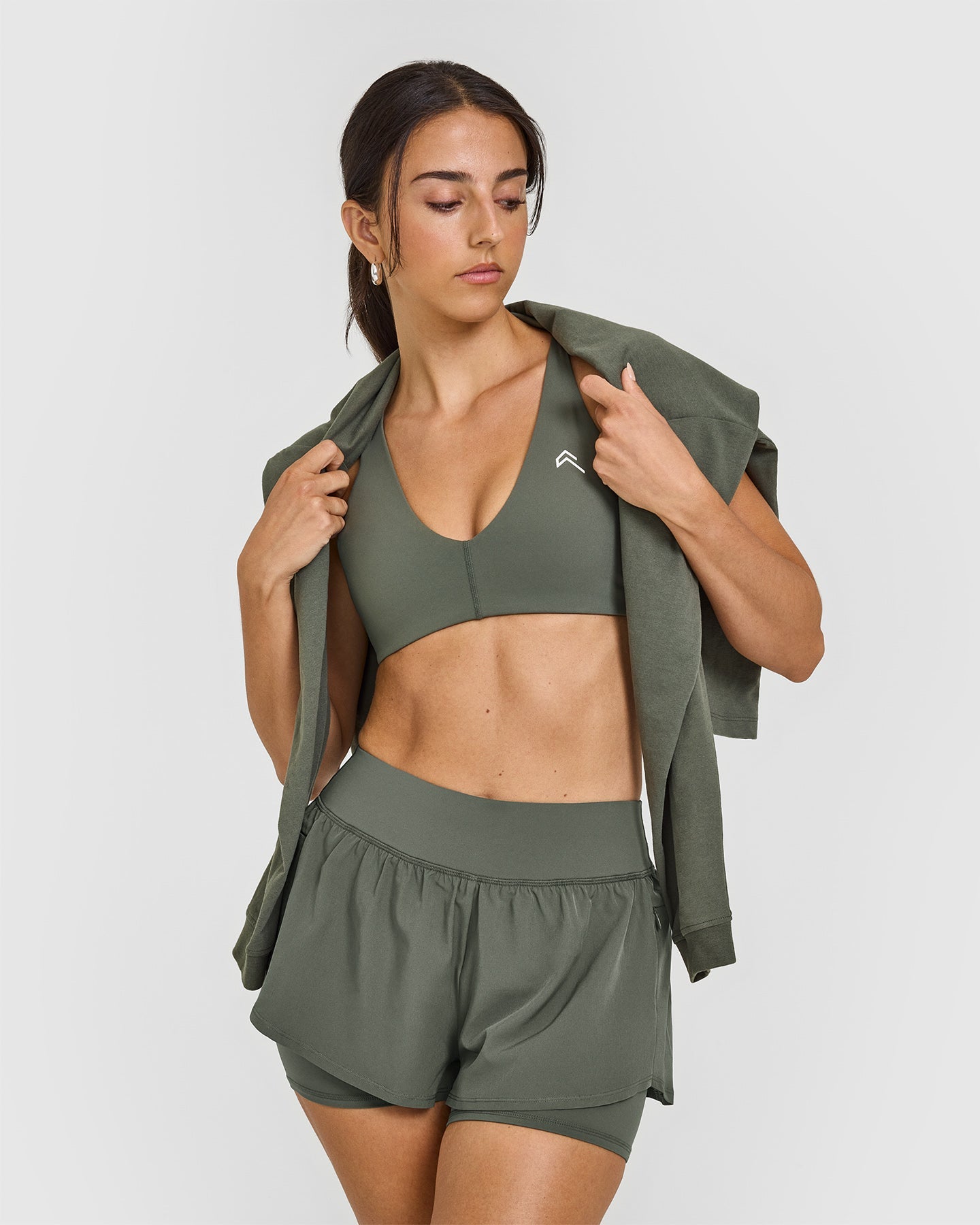 Unified Micro Bralette | Dark Khaki