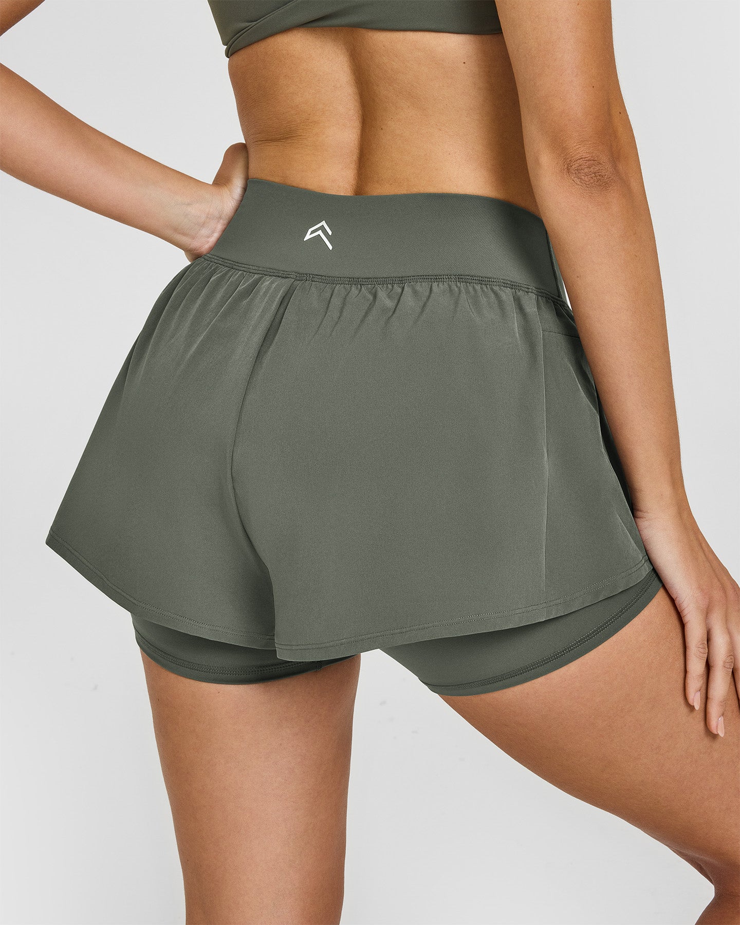 Unified Double Layer Shorts 5" | Dark Khaki
