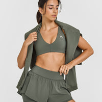 Unified Double Layer Shorts 5" | Dark Khaki