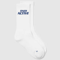 Oner Active Crew Socks 1 Pack | Shadow Blue/White