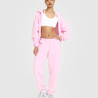 Lightweight Jogger With Oner Logo | Washed Chalk Pink
