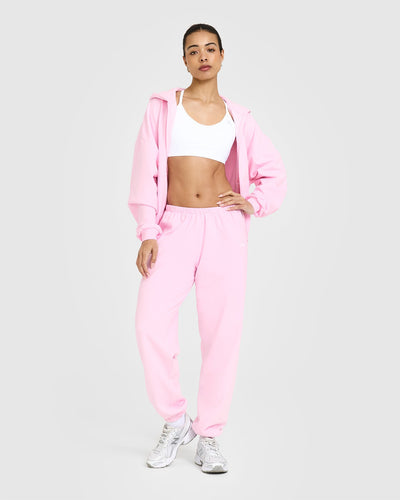 Lightweight Jogger With Oner Logo | Washed Chalk Pink