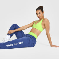Lightweight Graphic Joggers | Shadow Blue