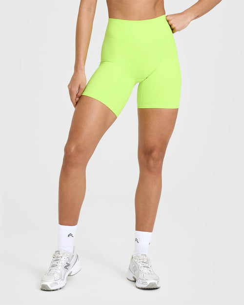 Oner Modal SoftMotion™ Cycling Shorts 8" | Citrus Green